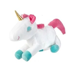 NEW Kids Unicorn 3D Figural Plush Decorative Throw Pillow, 13 x 12.24